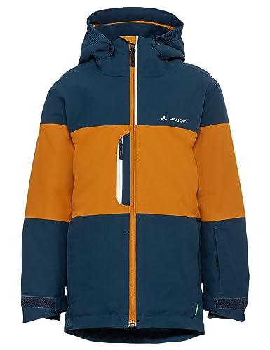 VAUDE Unisex Kinder Kids Snow Cup Jacket, Dark Sea/brown, 104 EU VAUDE Unisex Kinder Kids Snow Cup Jacket, Dark Sea/brown, 104 EU von VAUDE