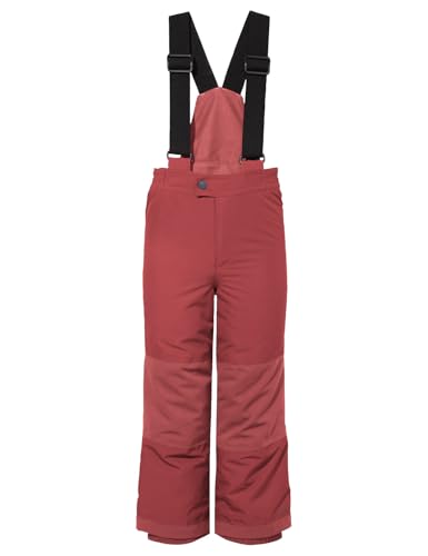 VAUDE Snow Cup Pants III Schneehose Kinder – warme Skihose Kinder wasserdicht, winddicht & atmungsaktiv, abriebfeste Schneehose Jungen & Mädchen mit anpassbarer Beinlänge – Größe: 122-128 von VAUDE