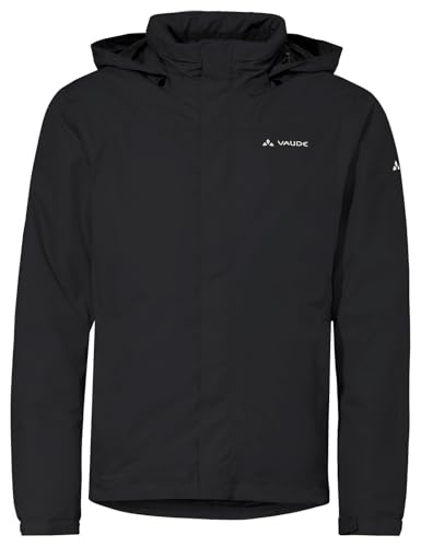 Vaude Regenjacke Men's Escape Bike Warm Jacket, wasser- und winddichte Fahrrad Regenjacke Herren, atmungsaktive Herren-Outdoorjacke – in Schwarz, Größe: L von VAUDE