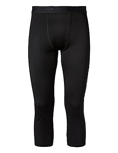 VAUDE Herren Mens Monviso Wool 3/4tights Hose, Schwarz, 56 EU von VAUDE