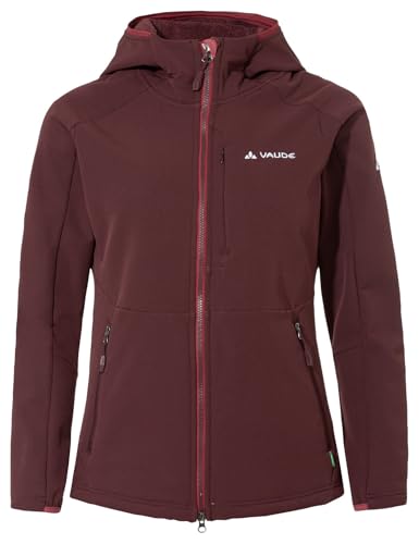 Vaude Damen Women's Elope Stormfleece Hoody Shorts, Dark Oak, 40 EU von VAUDE