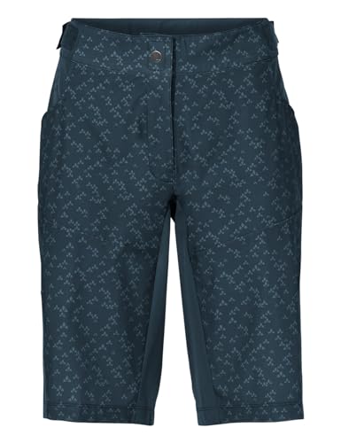 VAUDE Damen Women's Ledro Print Shorts, Dark Sea, 40 EU VAUDE Damen Women's Ledro Print Shorts, Dark Sea, 40 EU von VAUDE