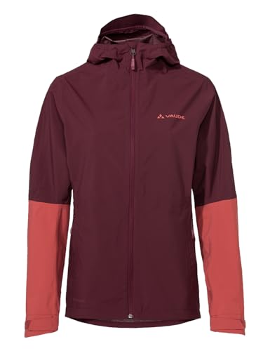 VAUDE Damen Women's Moab Rain Jacket Ii, Cassis Uni, 36 EU von VAUDE