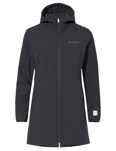 Vaude Damen Women's Moena Softshell Parka Jacke, Phantom Black, 36 EU Vaude Damen Women's Moena Softshell Parka Jacke, Phantom Black, 36 EU von VAUDE