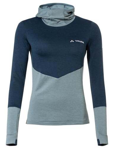 Vaude Damen Women's Monviso Hoody Wander-Shirt, Nordic Blue, 34 EU Vaude Damen Women's Monviso Hoody Wander-Shirt, Nordic Blue, 34 EU von VAUDE