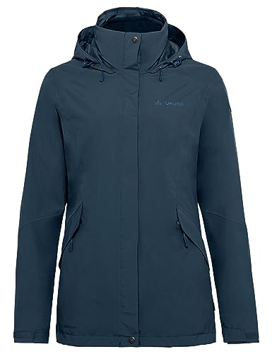 VAUDE Damen Women's Rosemoor 3in1 Jacket Doppeljacke, Dark Sea Uni, 38 EU von VAUDE