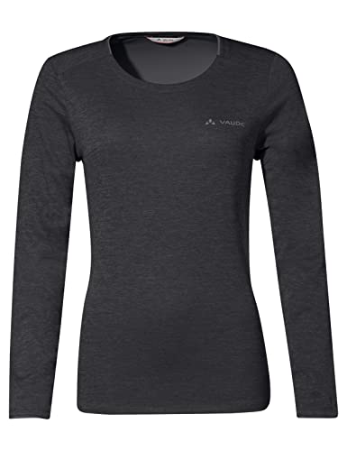 VAUDE Damen Women's Essential Ls T-Shirt, Schwarz, 38 EU von VAUDE