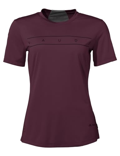 VAUDE Damen Women's Qimsa Logo T-Shirt, Cassis, 38 EU VAUDE Damen Women's Qimsa Logo T-Shirt, Cassis, 38 EU von VAUDE