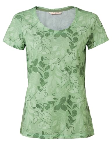 VAUDE Damen Women's Skomer Aop T-Shirt, Willow Green, 38 EU von VAUDE
