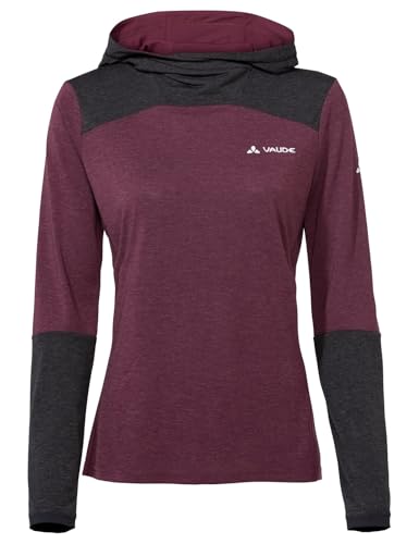 VAUDE Damen Women's Tremalzo Ls T-Shirt, Cassis Uni, 34 EU von VAUDE