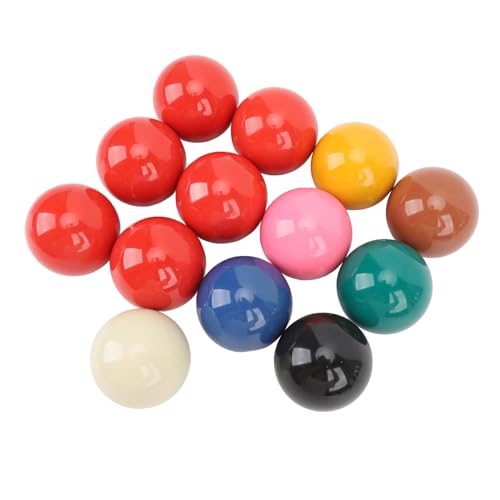 Billard-Snooker-Kugel-Set, 13 Bälle, Einschließlich Einer Queue-Kugel für Zuhause, Bar, 52,5 Mm/2,1 Zoll Snooker-Kugeln, Harzmaterial Billard-Snooker-Kugel-Set, 13 Bälle, Einschließlich Einer Queue-Kugel für Zuhause, Bar, 52,5 Mm/2,1 Zoll Snooker-Kugeln, Harzmaterial von VBESTLIFE