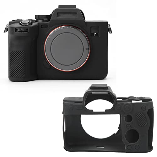 VBESTLIFE Kameratasche, Digitalkamera-Silikon-Kratzfeste Schutzhülle für Sony A74 A7IV, Schwarz von VBESTLIFE