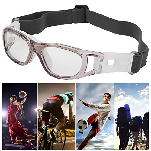 VBESTLIFE Kindersportbrille, Verstellbare Teenager-Radsport-Basketball-Fußball-Brille (Grau) von VBESTLIFE