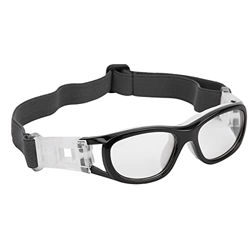 VBESTLIFE Kindersportbrille, Verstellbare Teenager-Radsport-Basketball-Fußball-Brille (Schwarz) von VBESTLIFE