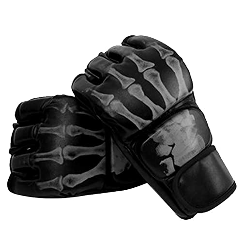 VBESTLIFE MMA-, Halbe Finger, Ergonomische PU-Leder-Boxsack-, Trainingshandschuhe für Sandsäcke VBESTLIFE MMA-, Halbe Finger, Ergonomische PU-Leder-Boxsack-, Trainingshandschuhe für Sandsäcke von VBESTLIFE