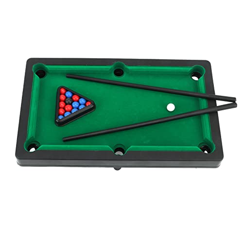 VBESTLIFE Mini-Billardtisch, Interaktive Simulation, Miniatur-Billard-Pool-Spielset aus Kunststoff für Desktop-Dekoration, Ornament VBESTLIFE Mini-Billardtisch, Interaktive Simulation, Miniatur-Billard-Pool-Spielset aus Kunststoff für Desktop-Dekoration, Ornament von VBESTLIFE