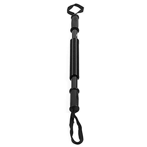 VBESTLIFE Power Twister Bar, Multifunktionaler Arm-Krafttrainer, Federkraft-Muskeltrainer, Fitnessgerät für Brust, Schulter, Unterarm, Bizeps und Arm (Schwarz) von VBESTLIFE