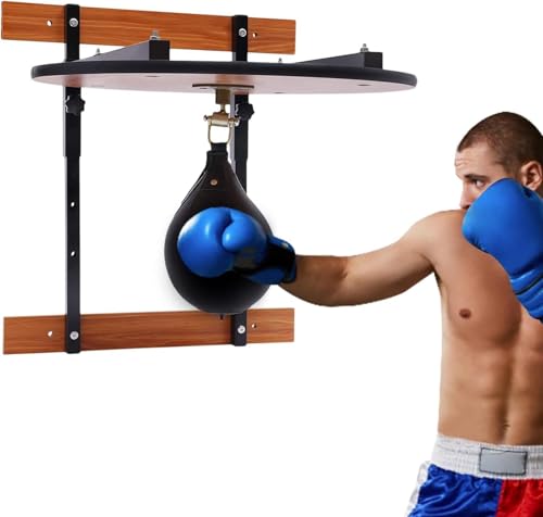 Einstellbare Geschwindigkeit Boxsack-Plattform-Set Fürs Boxen Wandmontage Professioneller Fitnessball Box-Reaktionstrainingsset von VBVARV