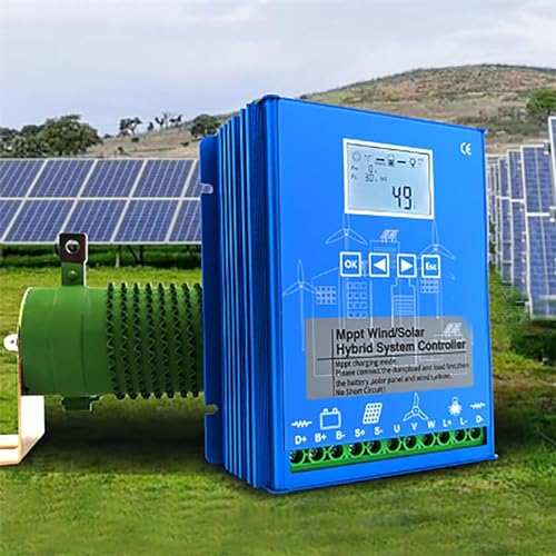 VBVARV Erneuerbare Energien Universalregler Für Netzunabhängige Wind-Solar-Hybridsysteme Hybrid-Laderegler,1000w,48V von VBVARV
