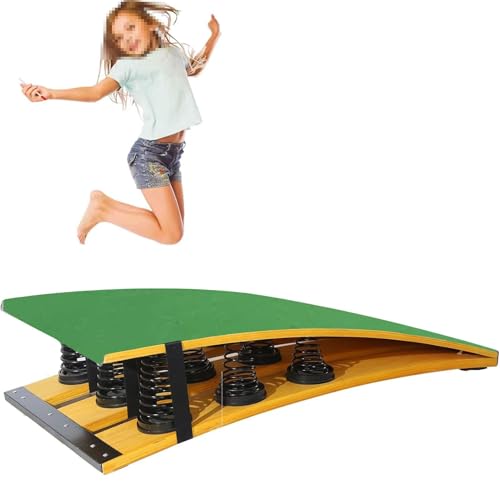 VBVARV Sprungbrett Für Gymnastik Für Erwachsene Sprungbretter Für Gymnastik Für Gymnastiktraining, Sprung, Hochsprung,Green 6 Springs,120X60CM von VBVARV