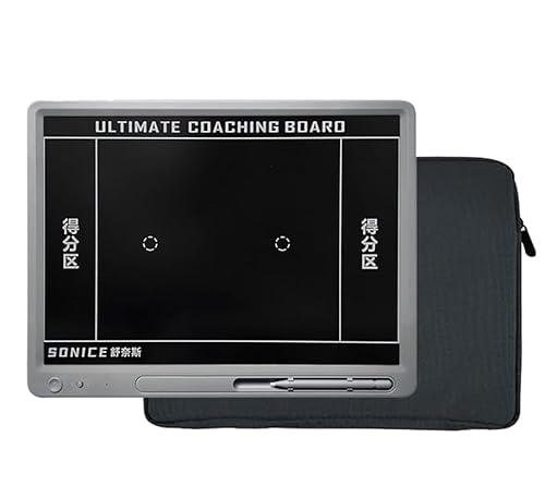 VDCVADKYE Tactics Board, 15 Zoll elektronisches Flying Disc Coaching Board Zeichenblöcke, Flying Disc Ultraleichtes tragbares löschbares magnetisches LCD Tactical Tablet(NO Magnetic Pieces) von VDCVADKYE