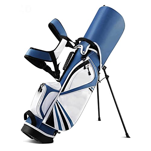 VDLLQYN, Golftasche – leichte Sunday-Golftasche mit Riemen und Ständer u2013, leicht zu tragende Golftasche u2013 Golf-Standtasche for die Driving Range,Golf Tasche.(Blue,42.9 * 12.2inch) von VDLLQYN