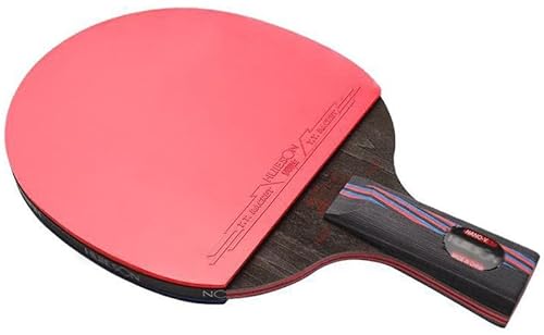 VDLLQYN, Tischtennisschläger Professionelles Ping-Pong-Paddel mit Tragetasche | Pro Tischtennisschläger | Tischtennisschläger mit Premium-Gummi und hochelastischem Schwamm ，Tischtennisschläger(B) von VDLLQYN