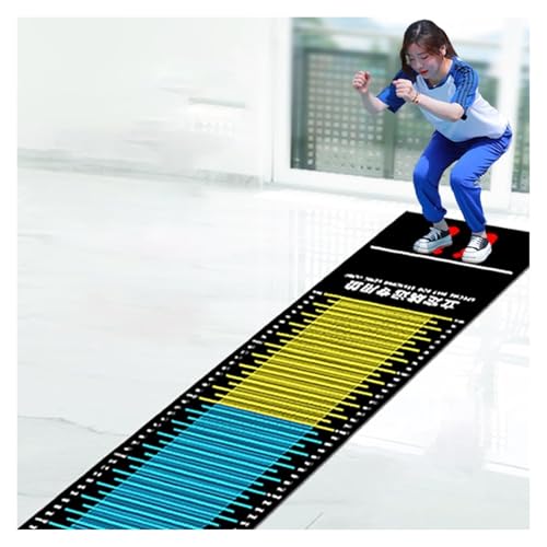 VDLLQYN, Weitsprung-Testmatte aus weichem Gummi, rutschfeste Übungsbodenmatte for Dehnübungen/Springen, Mehrzweck-Springseilmatte for das Fitnessstudio ，Yoga-Matte(Kids (250 x 90 cm)) von VDLLQYN