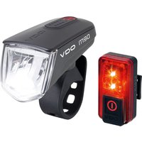 VDO Beleuchtungsset ECO Light M90 + Red Plus, Fahrradlicht, Fahrradzubehör|VDO von VDO