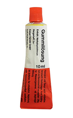 VDP 1x 10ml Vulkanisierlösung | Gummilösung | Vulkanisiermittel | Schlauchreparatur | Vulkanisierkleber | Reifenkleber | Gummikleber wasserfest | Fahrradreparatur VDP 1x 10ml Vulkanisierlösung | Gummilösung | Vulkanisiermittel | Schlauchreparatur | Vulkanisierkleber | Reifenkleber | Gummikleber wasserfest | Fahrradreparatur von VDP