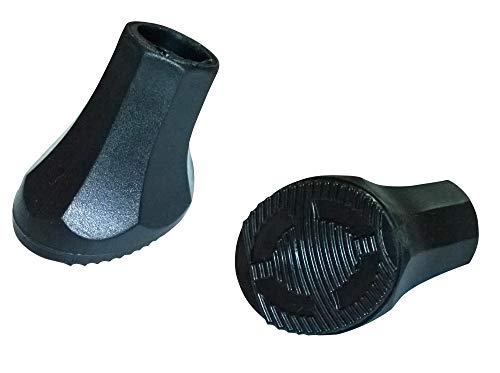 VDP 2 Stück Kappen Plastikfuß für Zweibeinständer | Bipod Ständer | Kunststofffüße | Platikfußpaar für Doppelständer | Gummipuffer | Gummi-Stützschuhe | Fußersatz | Fußabdeckung für Fahradhalter von VDP