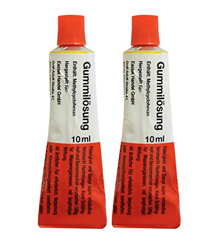 VDP 2X 10ml Vulkanisierlösung | Gummilösung | Vulkanisiermittel | Schlauchreparatur | Vulkanisierkleber | Reifenkleber | Gummikleber wasserfest | Fahrradreparatur VDP 2X 10ml Vulkanisierlösung | Gummilösung | Vulkanisiermittel | Schlauchreparatur | Vulkanisierkleber | Reifenkleber | Gummikleber wasserfest | Fahrradreparatur von VDP
