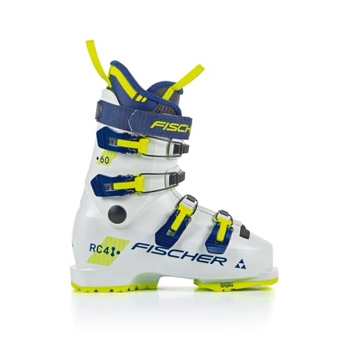 VDP Skischuhe Skistiefel für Kinder/Jugendliche - Fischer RC4 60 JR Junior - MP25.5 EU40 - Farbe: Snow - Kinder/Jugendliche Alpin Skischuhe - Flex 60 - Ski Stiefel Jugend Ski Boots - GripWalk VDP Skischuhe Skistiefel für Kinder/Jugendliche - Fischer RC4 60 JR Junior - MP25.5 EU40 - Farbe: Snow - Kinder/Jugendliche Alpin Skischuhe - Flex 60 - Ski Stiefel Jugend Ski Boots - GripWalk von VDP