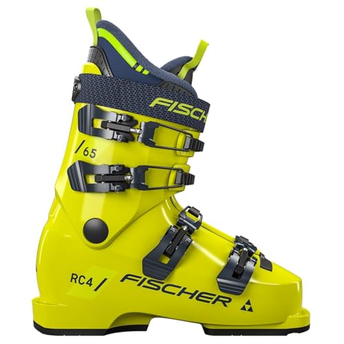 VDP Skischuhe Skistiefel für Kinder/Jugendliche - Fischer RC4 65 JR Junior - MP26.5 EU41 1/3 - Kinder/Jugendliche Alpin Skischuhe - Flex 65 - für sportliche Youngsters - Ski Stiefel Jugend Ski Boots von VDP