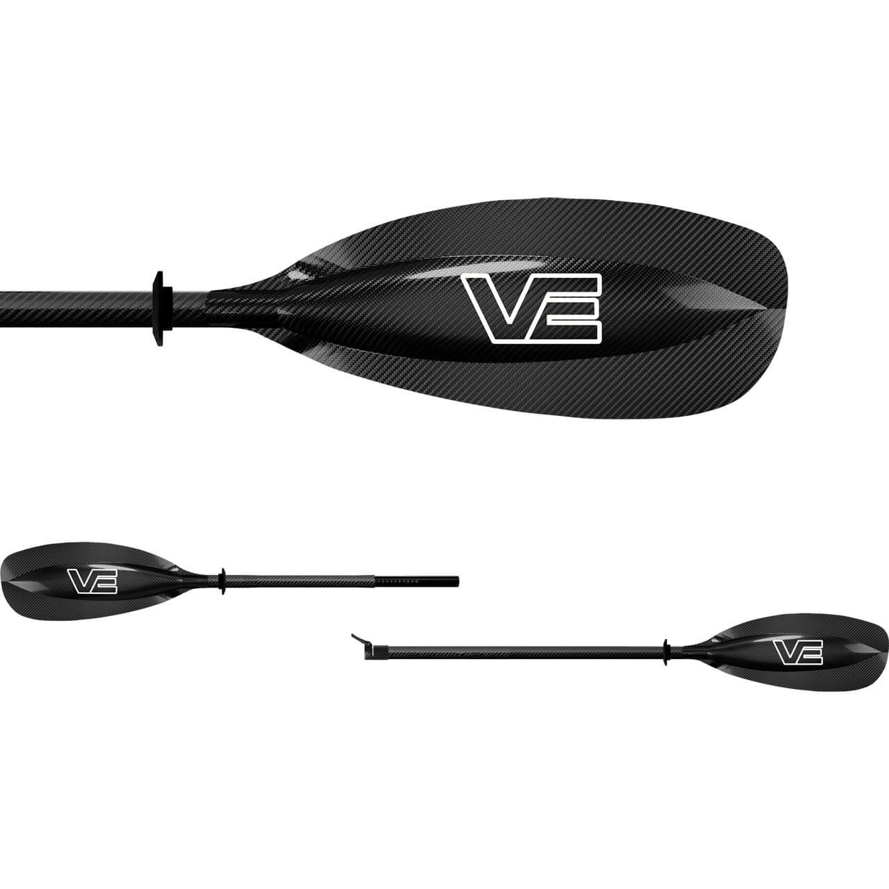 VE Paddles Aircore Fara - Carbon, 230-240 cm (Straight, 2pc) von VE Paddles}