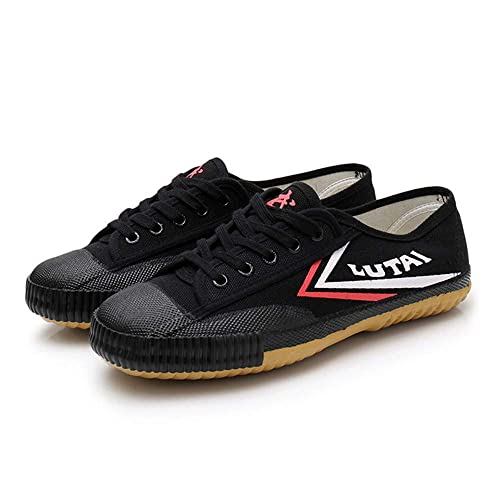 VEACAM Unisex Kampfsport Schuhe rutschfeste Kung Fu Tai-Chi Trainer Kinder Erwachsene Wushu Schuhe Leinwand Tägliche Training Übungen Schuhe,Schwarz,31 VEACAM Unisex Kampfsport Schuhe rutschfeste Kung Fu Tai-Chi Trainer Kinder Erwachsene Wushu Schuhe Leinwand Tägliche Training Übungen Schuhe,Schwarz,31 von VEACAM