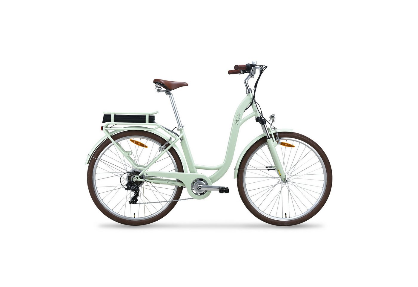 VECOCRAFT E-Bike Cityrad HEBE elektrofahrrad citybike ebike damen 28 zoll, 7 Gang Shimano, Kettenschaltung, Heckmotor, 360 Wh VECOCRAFT E-Bike Cityrad HEBE elektrofahrrad citybike ebike damen 28 zoll, 7 Gang Shimano, Kettenschaltung, Heckmotor, 360 Wh von VECOCRAFT