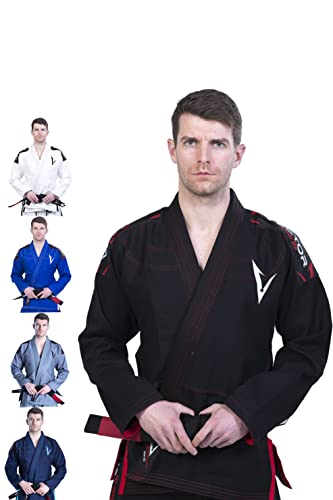 VECTOR SPORTS BJJ Gi Brazilian Jiu Jitsu Gi mit Bonus Weißer Gürtel Ripstop Hose für VECTOR SPORTS BJJ Gi Brazilian Jiu Jitsu Gi mit Bonus Weißer Gürtel Ripstop Hose für von VECTOR SPORTS