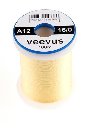 VEEVUS Unisex-Adult A10 Fly-Tying Thread, Dark TAN, 16/0 von VEEVUS