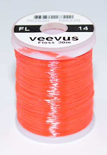 VEEVUS Unisex-Adult FL14 Floss, Fire Orange, Loss von VEEVUS