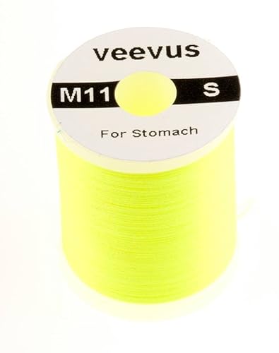 VEEVUS Unisex-Adult M11 Stomach Thread-MEDIUM, FL Yellow Chartreuse, DIUM von VEEVUS