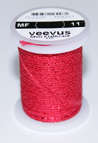 VEEVUS Unisex-Adult MF11 Mini-Flatbraid, Red, raid von VEEVUS