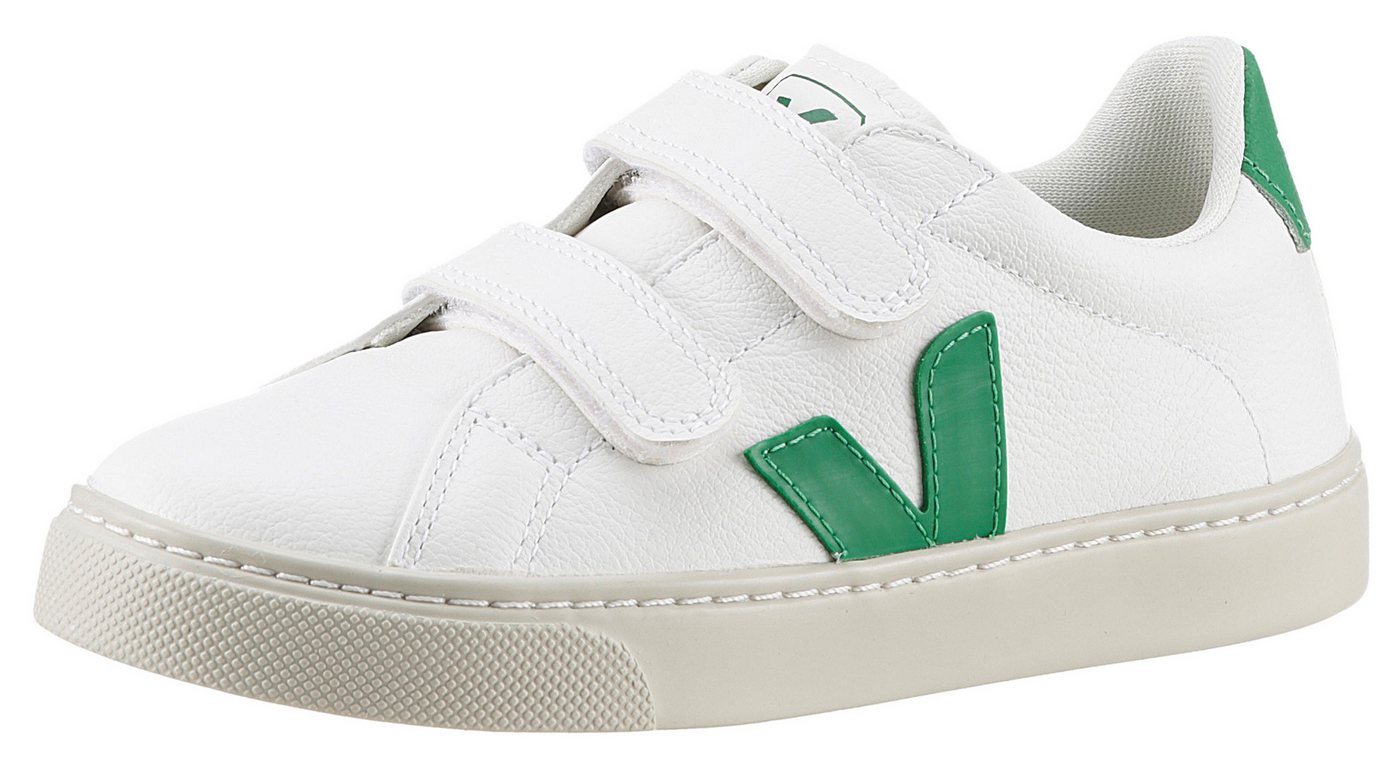 VEJA SMALL ESPLAR Sneaker Klettschuh, Court Sneaker, Retro Sneaker aus chromfreiem Leder von VEJA