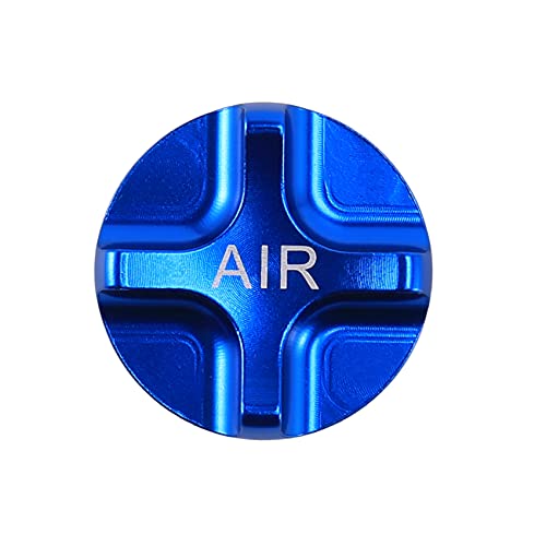 VENOAL Fahrrad-Luft-Gas-Shcrader-Kappen, Fahrrad-Vorderradgabelteile für Rennrad, Blau von VENOAL