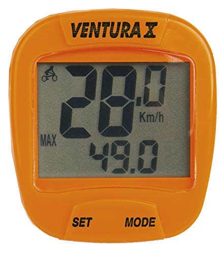 Ventura Fahrradcomputer X, Orange, Einheitsgröße Ventura Fahrradcomputer X, Orange, Einheitsgröße von Ventura