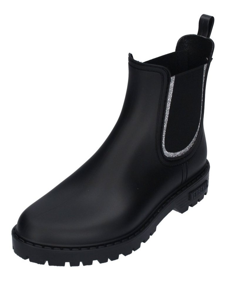 VERBENAS Gaudi Mate Glitter Gummistiefel Negro Plata VERBENAS Gaudi Mate Glitter Gummistiefel Negro Plata von VERBENAS
