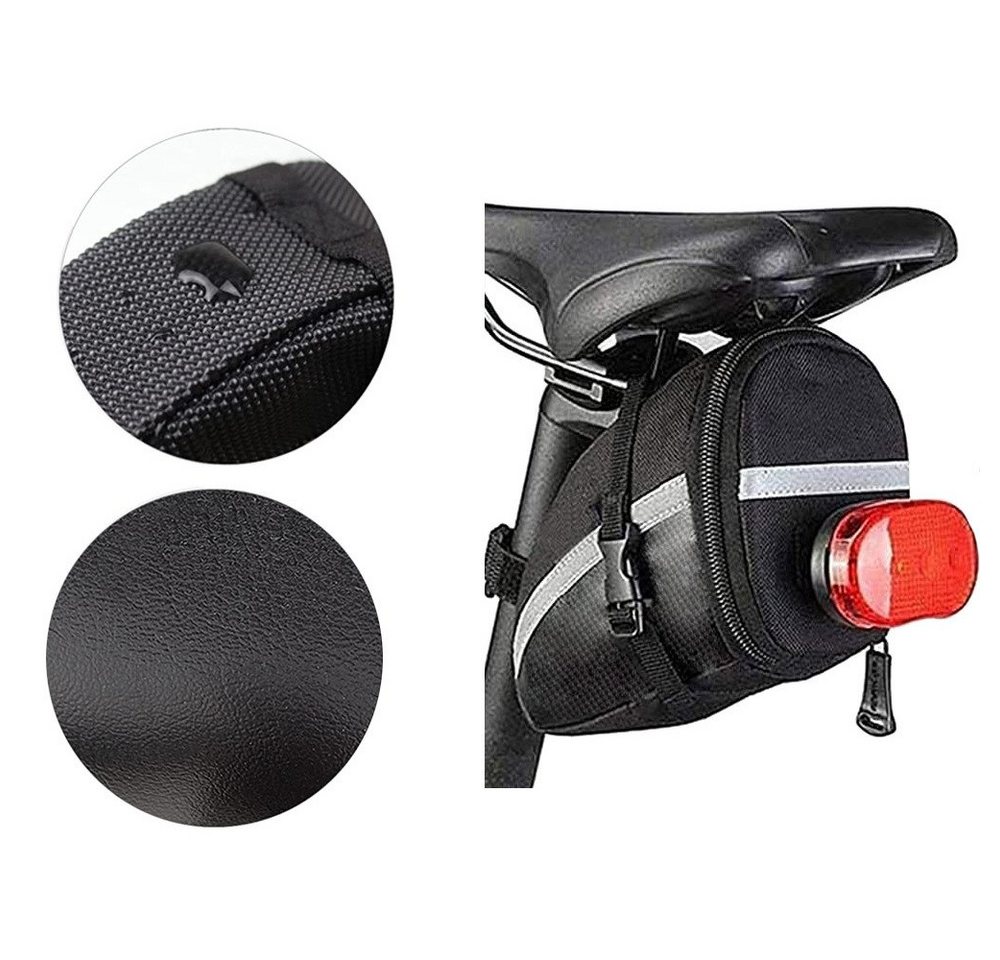 VERK GROUP Satteltasche Fahrradtasche Satteltasche Fahrrad Tasche wasserdicht schwarz Rennrad VERK GROUP Satteltasche Fahrradtasche Satteltasche Fahrrad Tasche wasserdicht schwarz Rennrad von VERK GROUP