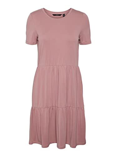 VERO MODA Damen VMFILLI Calia SS Short Dress GA NOO 10248703, Nostalgia Rose, L VERO MODA Damen VMFILLI Calia SS Short Dress GA NOO 10248703, Nostalgia Rose, L von VERO MODA