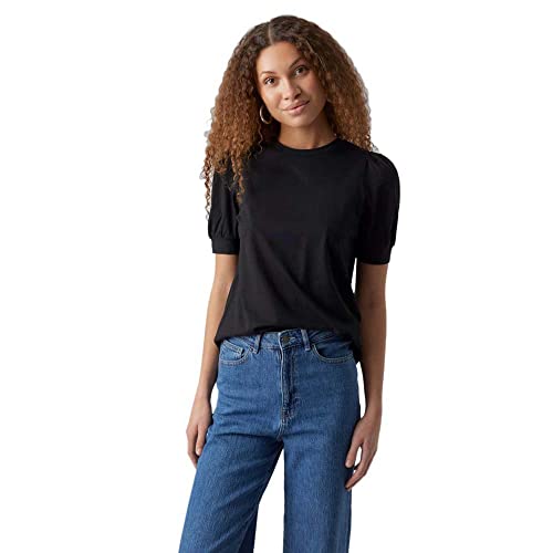 Vero Moda Damen Vmkerry 2/4 O-Neck Top VMA Noos Shirt, Schwarz, XS EU Vero Moda Damen Vmkerry 2/4 O-Neck Top VMA Noos Shirt, Schwarz, XS EU von VERO MODA