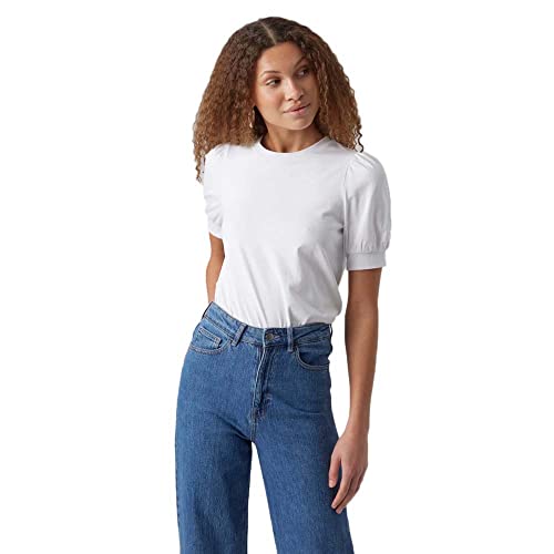 Vero Moda Damen Vmkerry 2/4 O-Neck Top VMA Noos Shirt, Bright White, L EU Vero Moda Damen Vmkerry 2/4 O-Neck Top VMA Noos Shirt, Bright White, L EU von VERO MODA